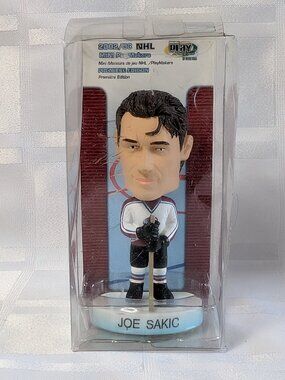 JOE SAKIC MINI PLAY MAKER UPPER DECK BOBBLE HEAD NHL HOCKEY PLAYER SPORTS